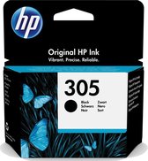 Bol.com HP 305 Black Original Ink Cartridge Origineel Zwart 1 stuk(s) Normaal rendement aanbieding