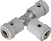 Nemo Go Push Fit T-stuk Ø16mm x Ø16mm x Ø16mm PVC en koper (per 5)