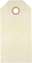Cadeaulabels, afm 5x10 cm,  250 gr, naturel, 1000stuks