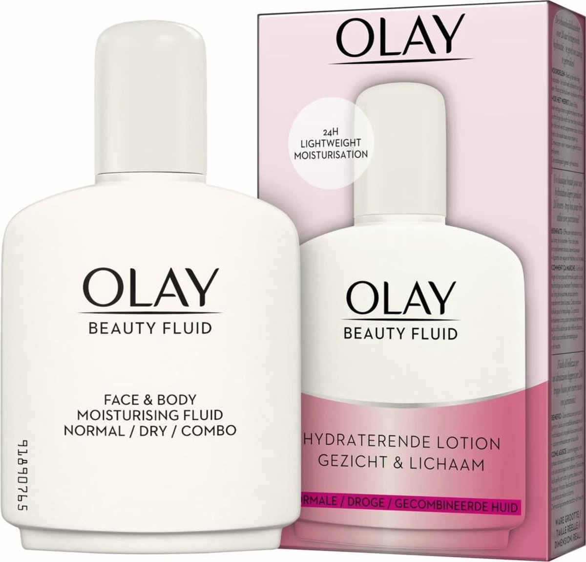 Olay Beauty Fluid Hydraterende Lotion Voor Gezicht En Lichaam 100 ml