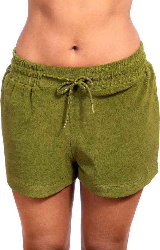 badstof korte broek dames