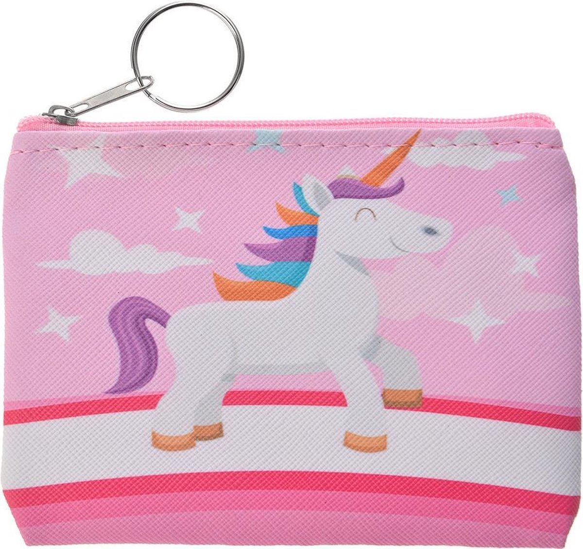 Melady Portemonnee 11*8 cm Meerkleurig Kunststof Rechthoek Beurs Geldbeurs