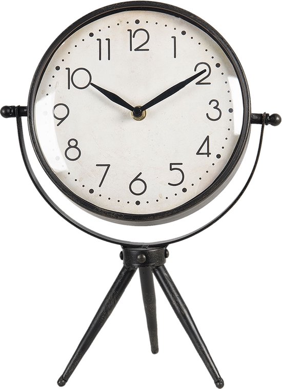 Horloge de table 25 * 13 * 34 cm / 1 * AA Brown | 6KL0658 | Clayre & Eef
