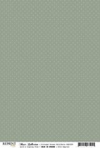 RBC069 Basic Collection A4 200gr Vintage Green Minidots