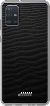 6F hoesje - geschikt voor Samsung Galaxy A52 - Transparant TPU Case - Black Beach #ffffff