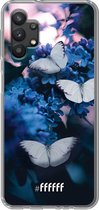 6F hoesje - geschikt voor Samsung Galaxy A32 5G -  Transparant TPU Case - Blooming Butterflies #ffffff