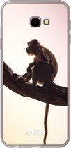 6F hoesje - geschikt voor Samsung Galaxy J4 Plus -  Transparant TPU Case - Macaque #ffffff