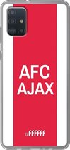 6F hoesje - geschikt voor Samsung Galaxy A52 - Transparant TPU Case - AFC Ajax - met opdruk #ffffff