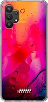 6F hoesje - geschikt voor Samsung Galaxy A32 5G -  Transparant TPU Case - Colour Bokeh #ffffff