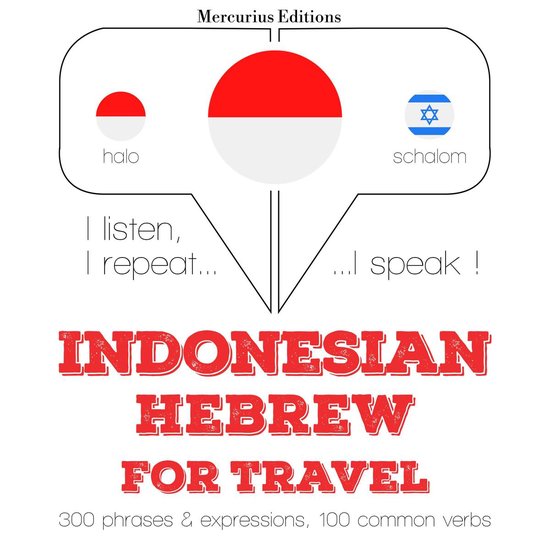 kata perjalanan dan frase dalam bahasa Ibrani - cover