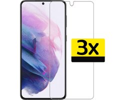 Screenprotector - Geschikt voor Samsung Galaxy S21 - 3 Stuks - Extra Sterk - Beschermglas - Gehard Glas - Tempered Glass - Screen Protector
