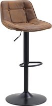 Rox Living Barkruk Walter 87 x 49 kunstleer bruin
