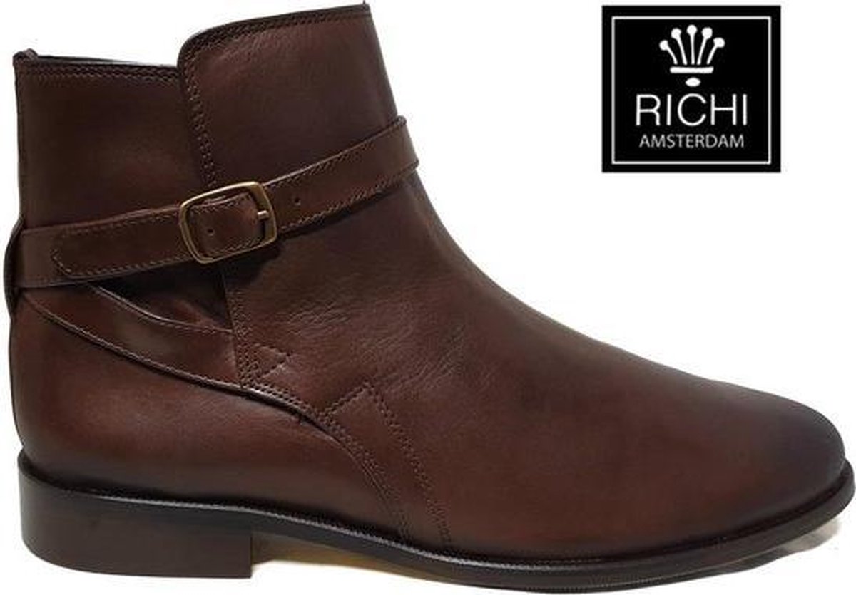 RICHI S GROTE MATEN DAMESSCHOENEN Richi Amsterdam 75801 00 Bottine Linat Black Schoenen