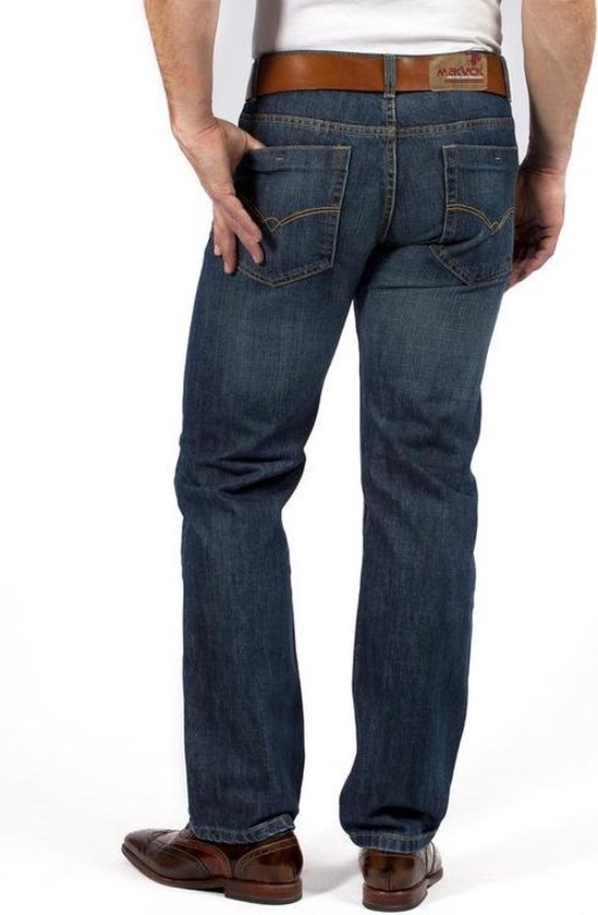 MASKOVICK Heren Jeans Nelson non-stretch Regular - Dark used - W36 X L30 |  bol.com
