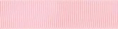 SR1402/25 PG117 Grosgrain Ribbons 25mm 20mtr baby pink