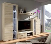 RUMBA Hedendaagse tv-meubel met sonoma eiken decor - L 120 cm