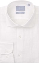 Tresanti Heren Overhemd Wit Linnen Widespread Tailored Fit - 42