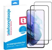 Telefoonglaasje Screenprotectors - Geschikt voor Samsung Galaxy S21 - Case Friendly - Gehard Glas Screenprotector - Geschikt voor Samsung Galaxy S21 - Beschermglas