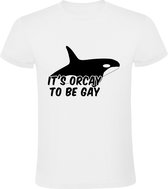 It's orcay to be gay  Heren t-shirt | homo | gaypride | gayparade | lesbian | lesbisch | liefde | kado | Wit
