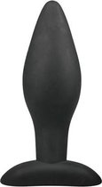 Easytoys Anal Collection - Medium Zwarte Siliconen Buttplug - Dildo - Vibrator - Penis - Penispomp - Extender - Buttplug - Sexy - Tril ei - Erotische - Man - Vrouw - Penis - Heren