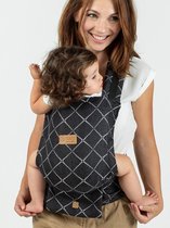 ISARA Porte- Bébé Quick Full Buckle Diamonda Noir - porte-bébé ergonomique adapté dès la naissance