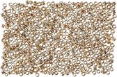 Rocailles. roze goud. d 1.7 mm. afm 15/0 . gatgrootte 0.5-0.8 mm. 500 gr/ 1 zak