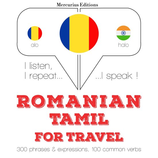 Română - tamilă: Pentru călătorie - cover