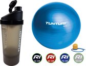 Tunturi - Fitness Set - Shakebeker - Gymball Blauw 75 cm