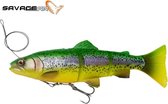 Savage Gear 4D line thru trout - 15 cm - fire trout