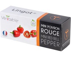 Véritable® Lingot® Organic mini red Pepper - BIO MINI RODE PEPERS navulling voor alle Véritable® binnenmoestuin-toestellen