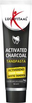 6x Lucovitaal Tandpasta Activated Charcoal 100 ml