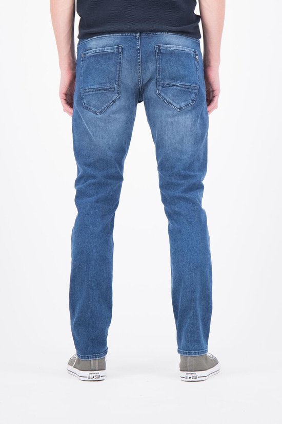GARCIA Russo Heren Tapered Fit Jeans Blauw - Maat W33 X L34 | bol.com
