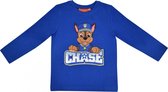 Nickelodeon T-shirt Paw Patrol Jongens Katoen Blauw Maat 122