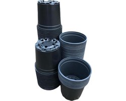 Kweekpot zwart – Ø15cm, hoogte 13cm, 1,5 liter (100 stuks)