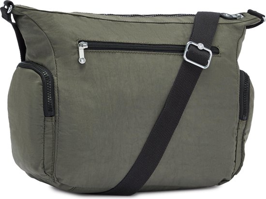 kipling Sac à épaule bandoulière Sac à épaule Eyes Wide Open Gabbie Large Shoulderbag Green Moss Vert