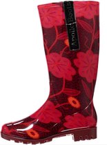 Xq Footwear Regenlaarzen Dames Rubber/synthetisch Rood Maat 37