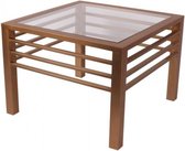- side table dubai square | matte gold | 70x70x50 cm - goud - 70x70x50