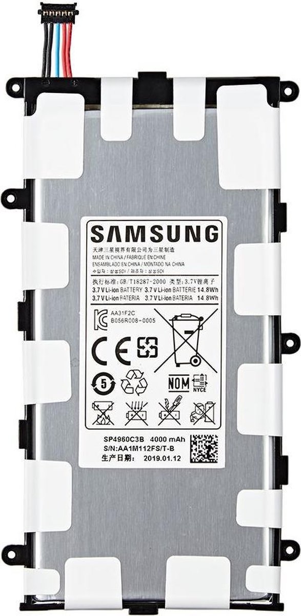 Samsung Galaxy Tab 2 7.0 Batterij origineel SP4960C3B | bol.com