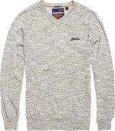 Superdry Heren Trui Orange Label Cotton Vee Neck Jumper