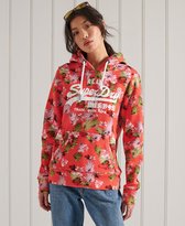 Superdry Dames Trui Vintage Logo hoodie met all-overprint