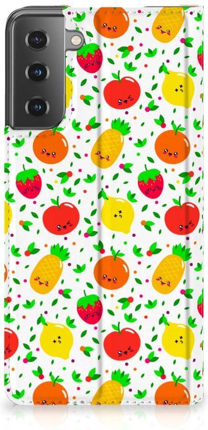 Samsung Galaxy S21 Plus Flip Style Cover Fruits