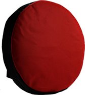 Handtarget/ handpad 7 x 27 cm rond Zwart/rood