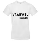 Vaarwel bitches Heren t-shirt | relatie | Nederlands | Nederland | gezeik | grappig | cadeau | Wit