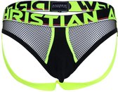 Andrew Christian Almost Naked Retro Net Brief Jock Zwart - MAAT M - Heren Ondergoed - Jockstrap voor Man - Mannen Jock