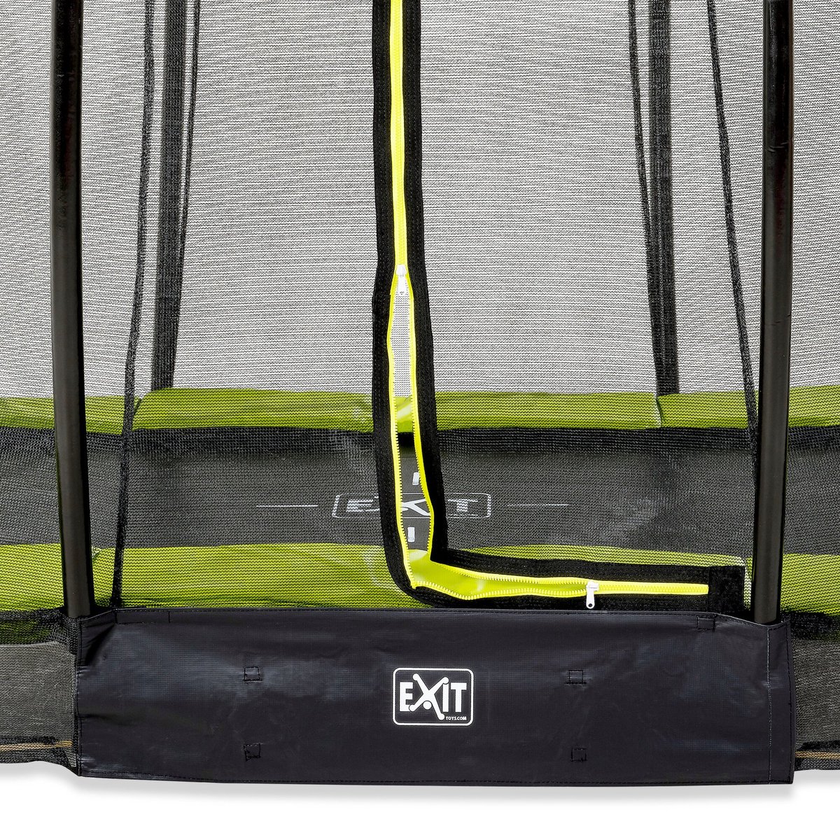 EXIT Silhouette Trampoline ø366cm - met Veiligheidsnet - Inground - Rond - Groen
