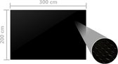 vidaXL-Zwembadhoes-300x200-cm-PE-zwart