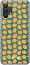 6F hoesje - geschikt voor Samsung Galaxy A32 5G -  Transparant TPU Case - Lemons #ffffff