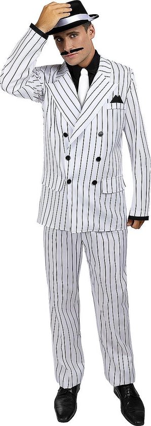 Funidelia | Costume de gangster des années 1920 en blanc pour homme Taille  M ▷ Années 20 | bol.com