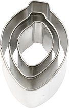 Uitstekers, grootste maat 30x40 mm, Ornament, 3stuks [HOB-78795]