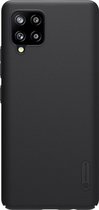 Nillkin - Samsung Galaxy A42 5G Hoesje - Super Frosted Shield - Back Cover - Zwart